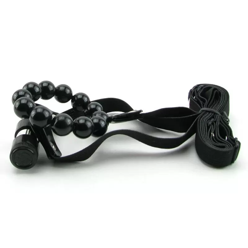 Трусики с вибрацией Vibrating Lover's Thong With Stroker Beads