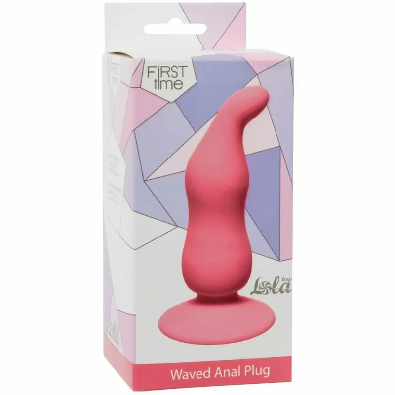 Анальная пробка Waved Anal Plug Pink 4104-01Lola