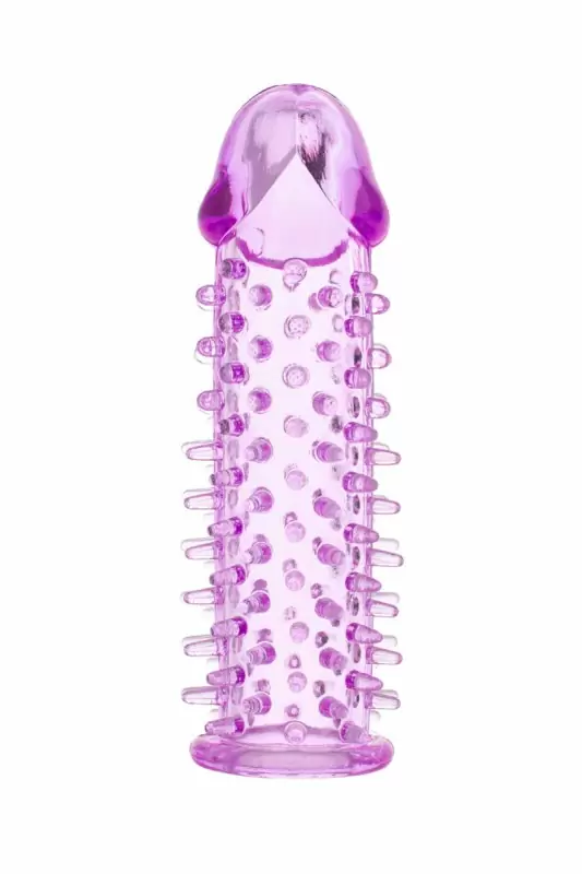 Увеличивающая насадка с шипами TOYFA - фиолетовый