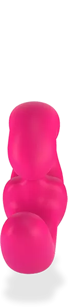 Анатомический страпон Fun Factory Sharevibe, безремневой, со съемной вибропулей, 22 см, розовый