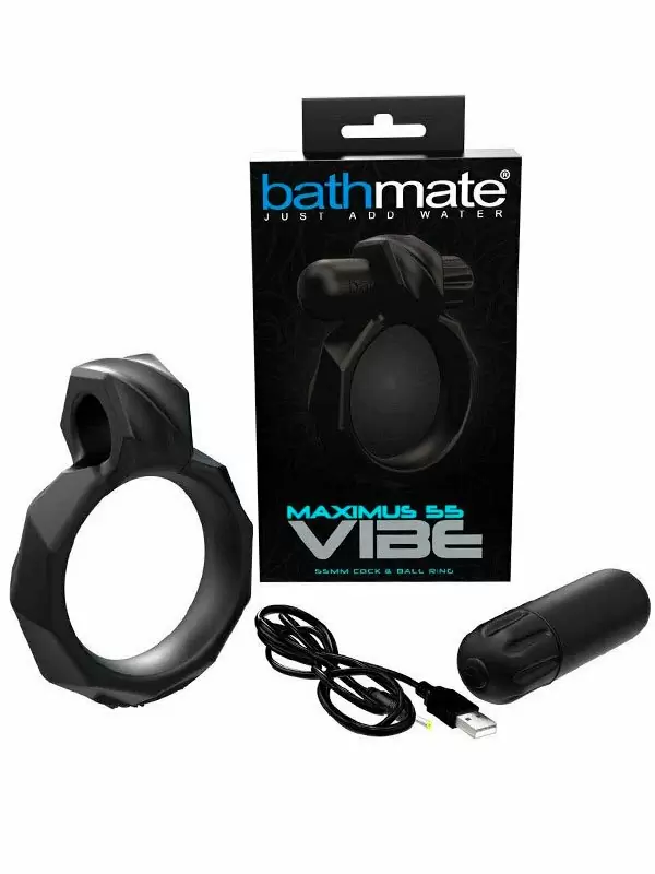Эрекционное виброкольцо Bathmate Maximus 55 VIBE, 5,5 см, 10 режимов