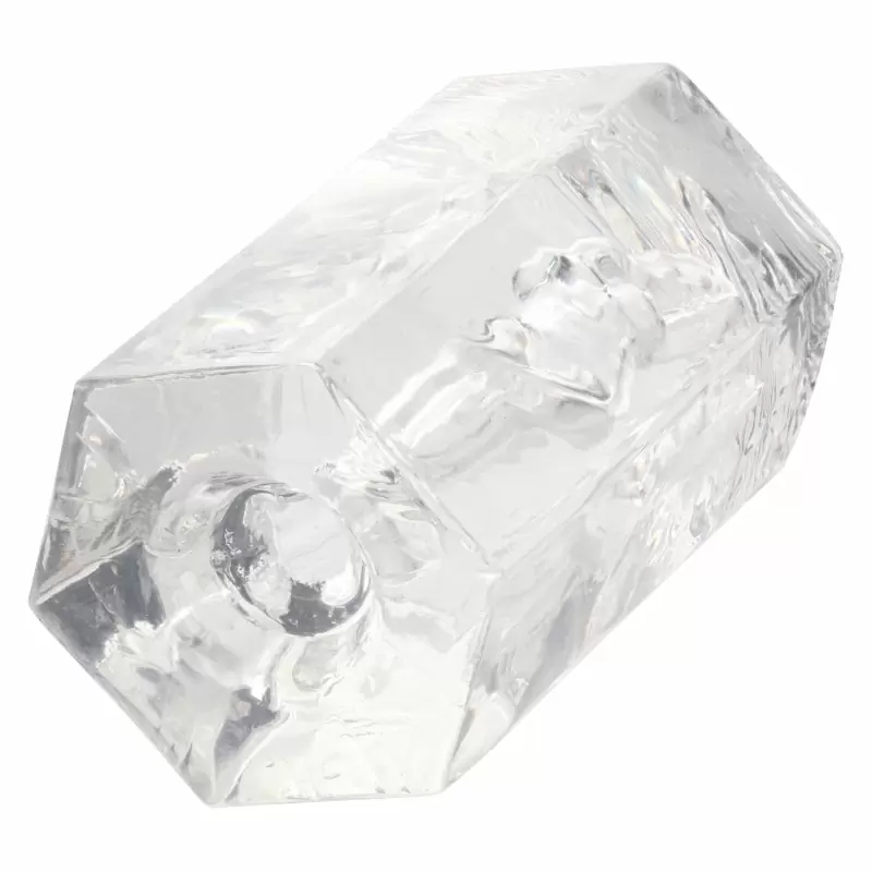 Оригинальный мастурбатор OLIVIA с внутренним рельефом в виде женского тела, 9,5 см, ТПЕ, прозрачный