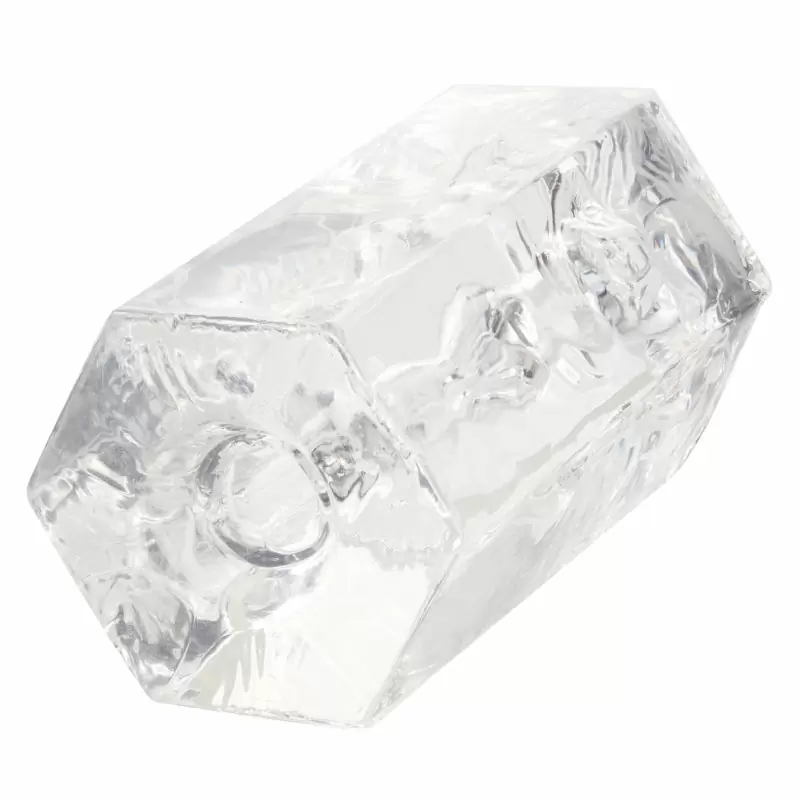 Оригинальный мастурбатор FARRAH с внутренним рельефом в виде женского тела, 9,5 см, ТПЕ, прозрачный