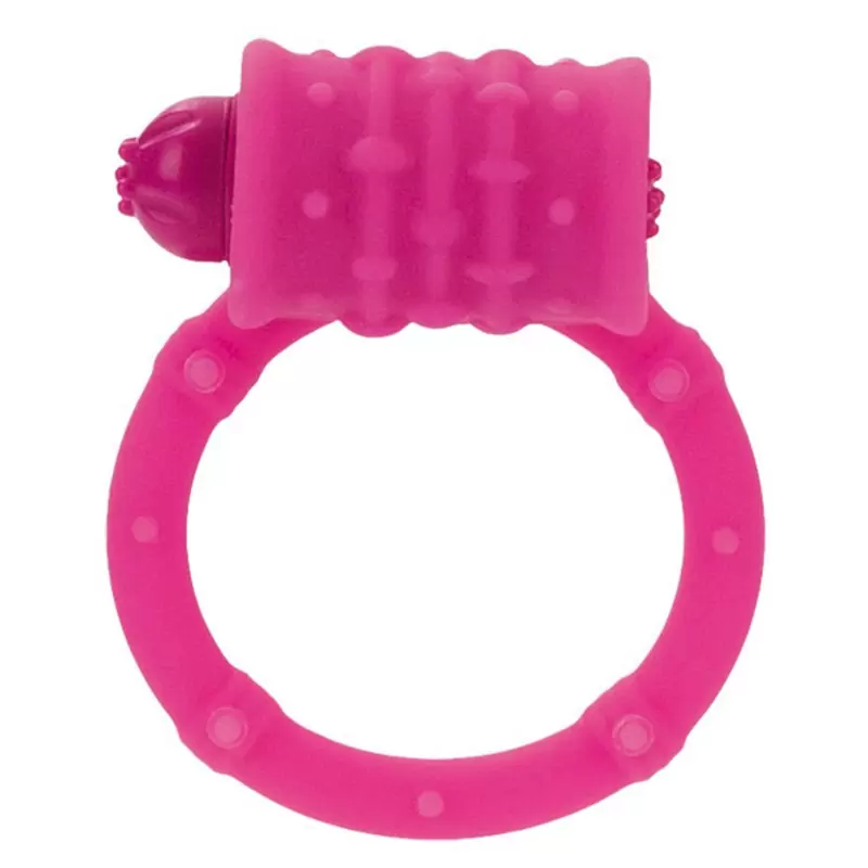 Эрекционное кольцо Posh с вибрацией розовое