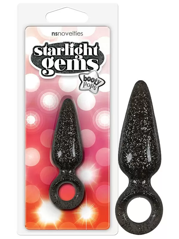 Анальная пробка Booty Pops мини – черная