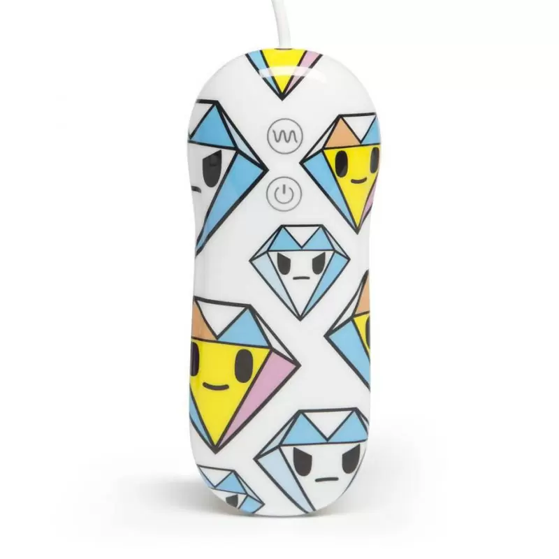 Клиторальный вибростимулятор Tokidoki Diamond в форме диаманта – фиолетовый