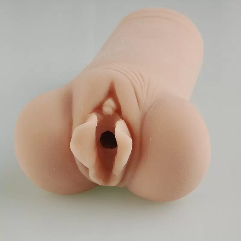 Мастурбатор-вагина May с двойным внутренним слоем – телесный