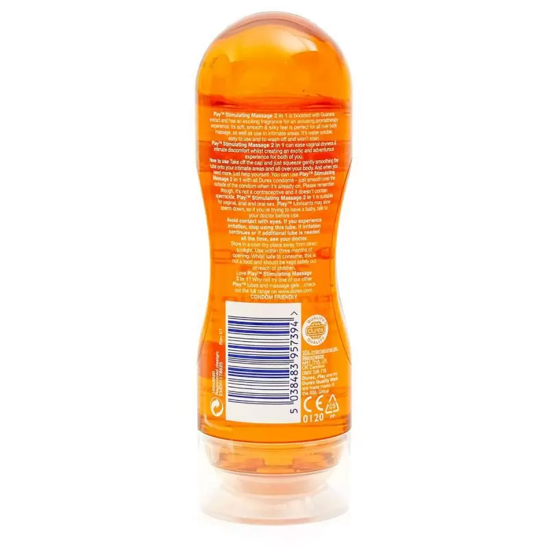 Интимный гель-смазка Durex Play Massage 2 in 1 stimulating - 200 мл