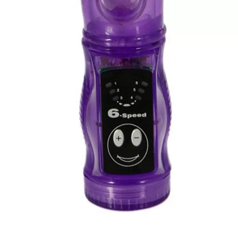 Гибкий вибратор с тройной стимуляцией Intimate Tease Double-Vibe – пурпурный 