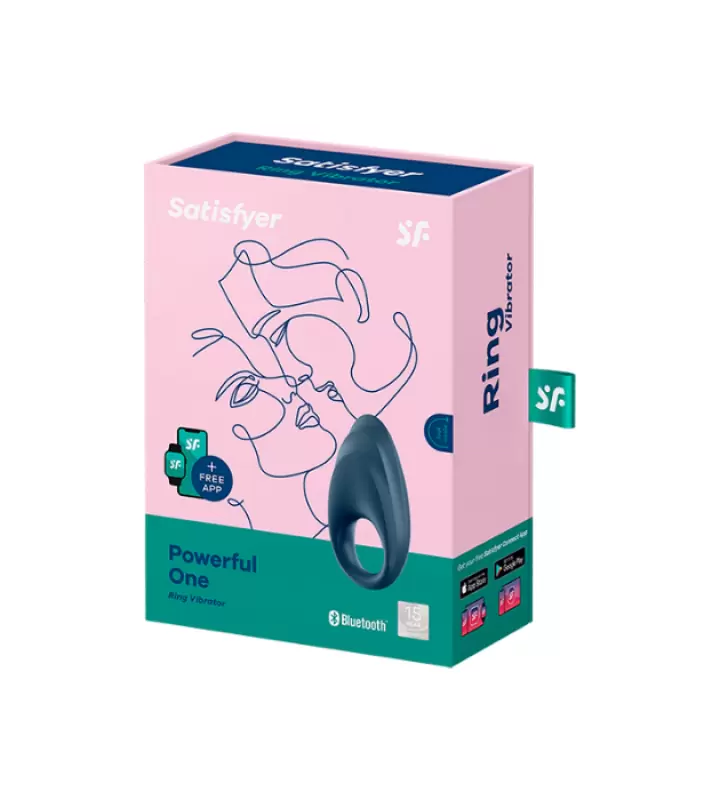 Эрекционное кольцо Satisfyer Powerful One с возможностью управления через приложение	