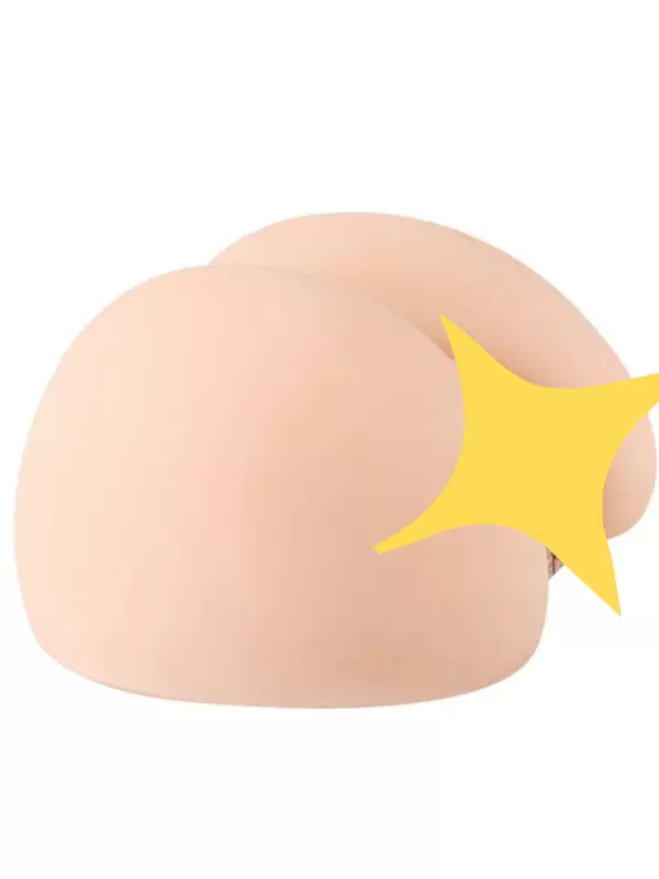 Ягодицы с анусом и вагиной French Lover с вибрацией и голосовым режимом – телесный