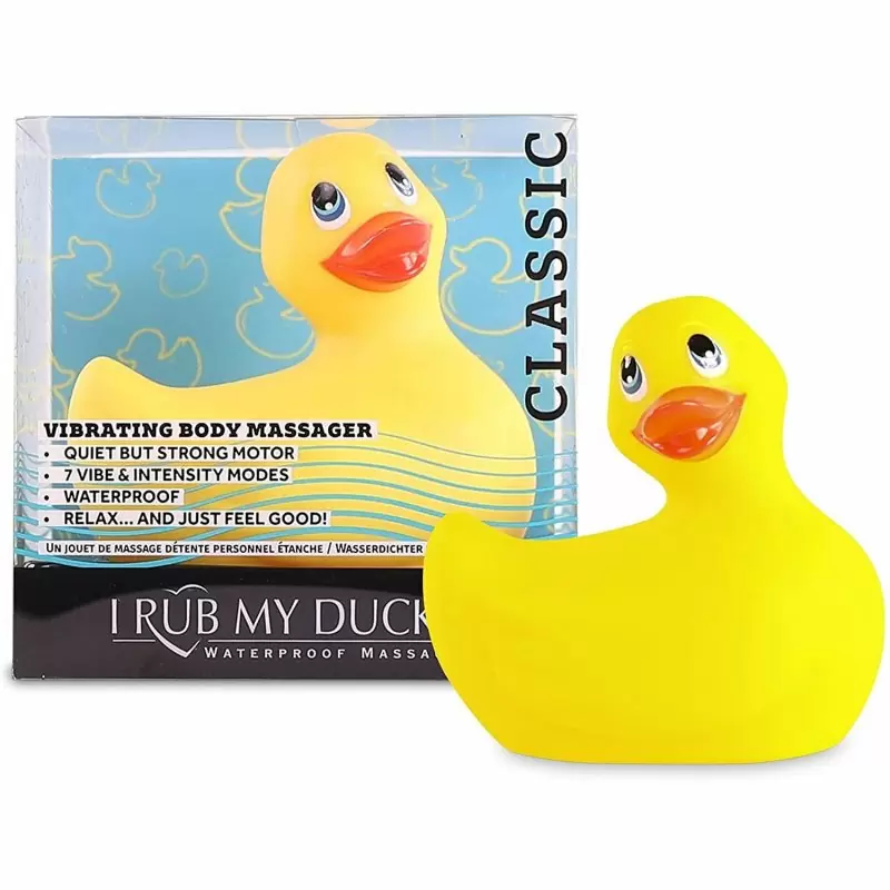 Вибратор-уточка Big Teaze Toys I Rub My Duckie 2.0, жёлтый