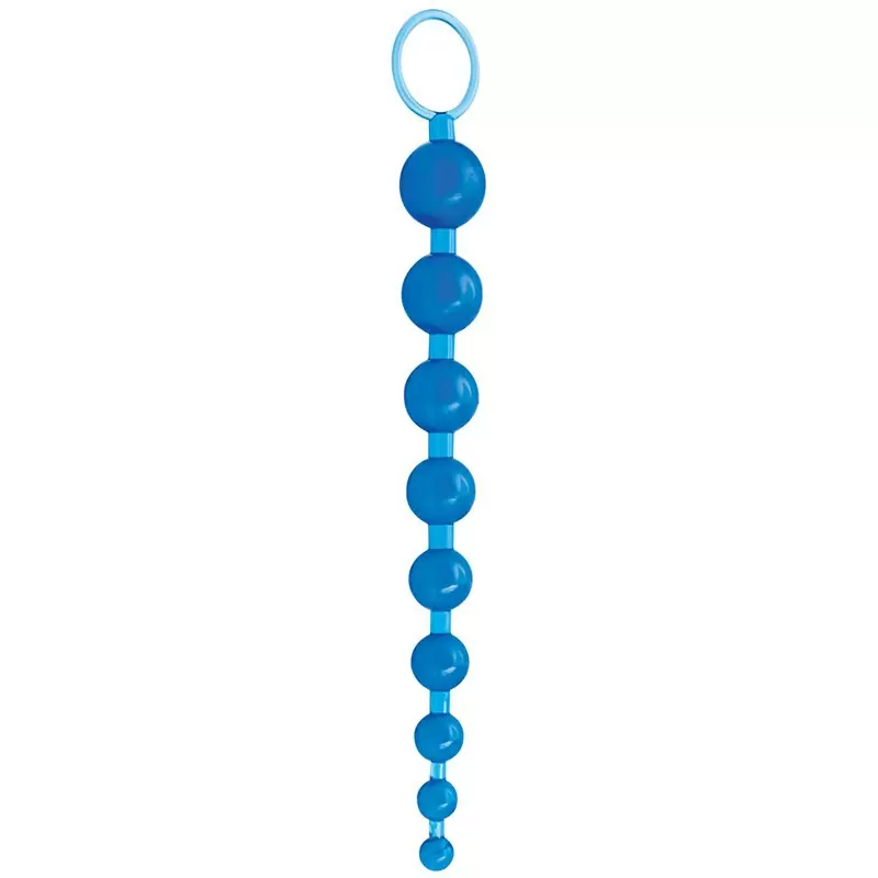 Анальная цепочка TLC Sex Please! Sexy Beads – голубая