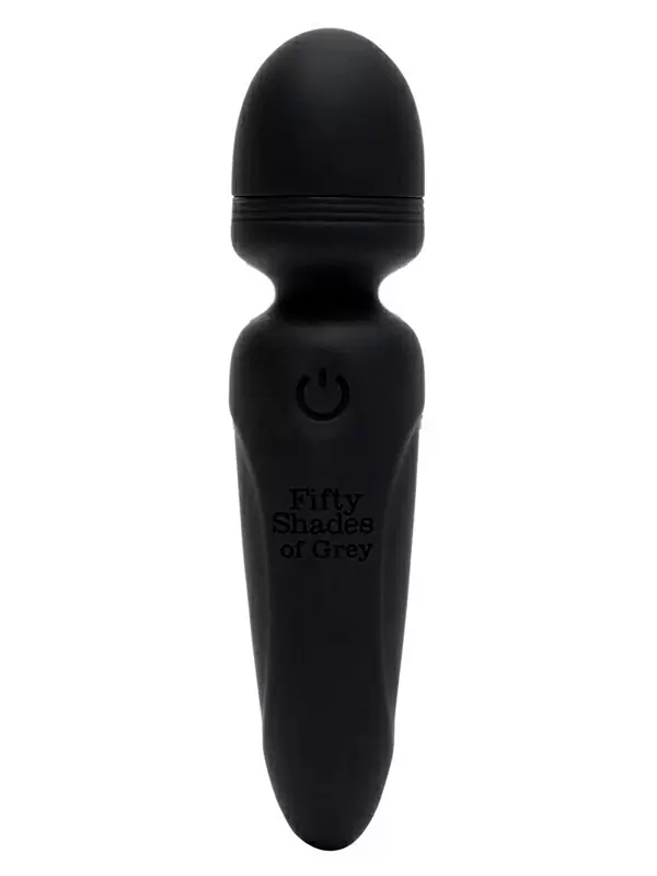 Компактный минивибратор Fifty Shades of Grey Mini-Wand Sensation, 20 режимов, 10,1 см, черный