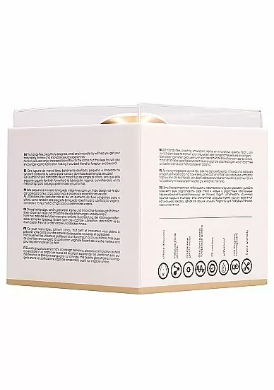 Клиторальный вибратор Twitch Hands с вакуумным эффектом (золотой): 10.5 см, 14 режимов работы, силикон