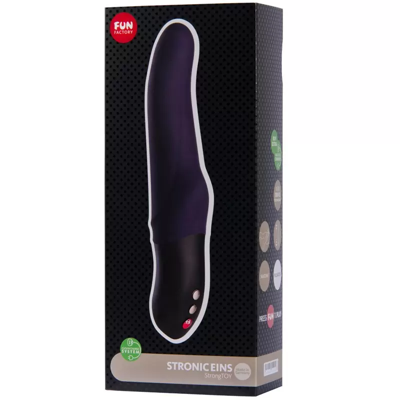 Перезаряжаемый пульсатор Fun Factory Stronic Eins, 10 режимов, 23,8 см, фиолетовый