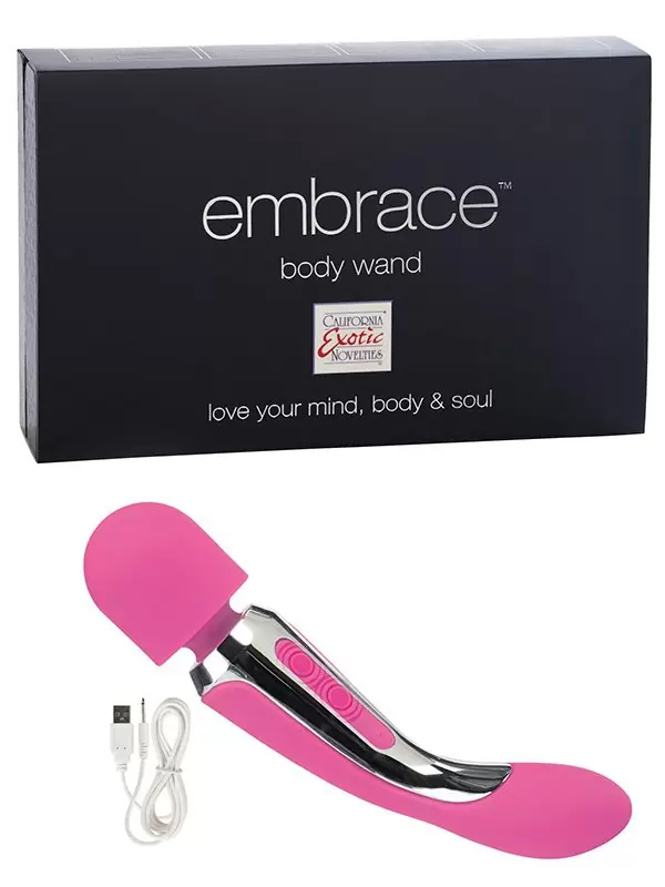 Универсальный вибромассажер Embrace Body Wand – розовый