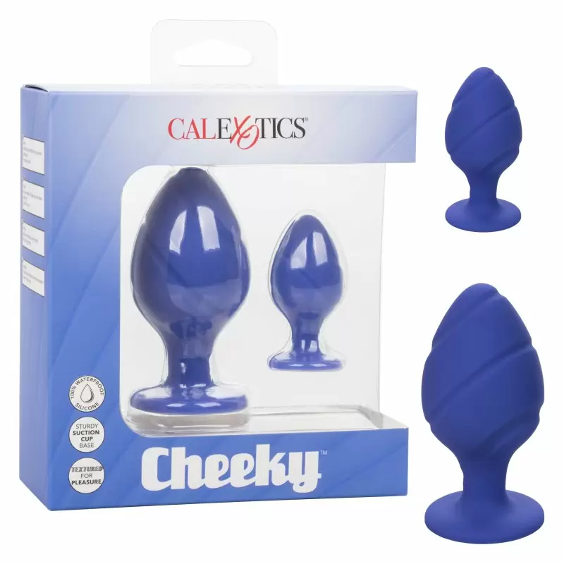 Набор из двух анальных пробок CHEEKY