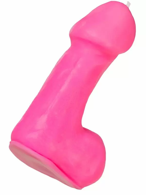 Оригинальная свеча Pecado BDSM «Пенис средний», 8,5 см, розовая