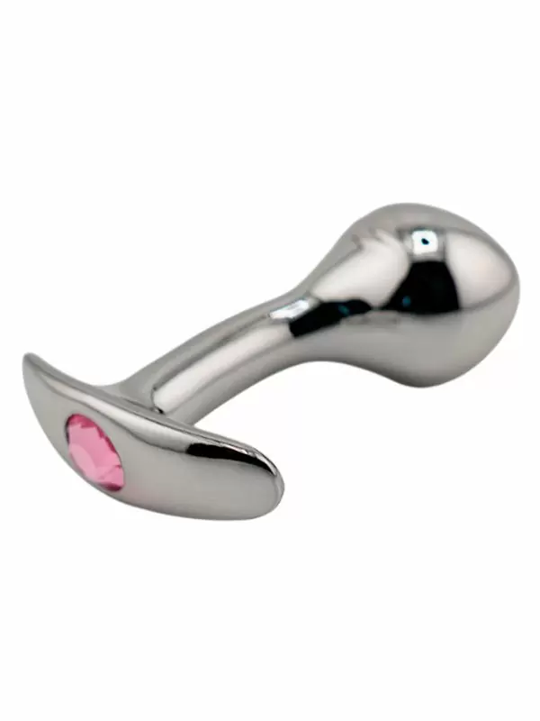 Изогнутая алюминиевая анальная пробка для ношения Small