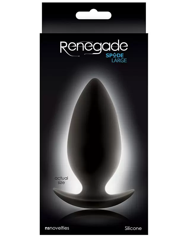 Анальная пробка Renegade Spades большая	