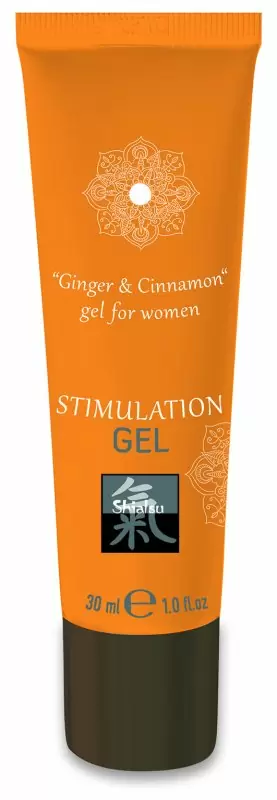 Возбуждающий гель для женщин Shiatsu STIMULATION GEL Ginger & Cinnamon, 30 мл.