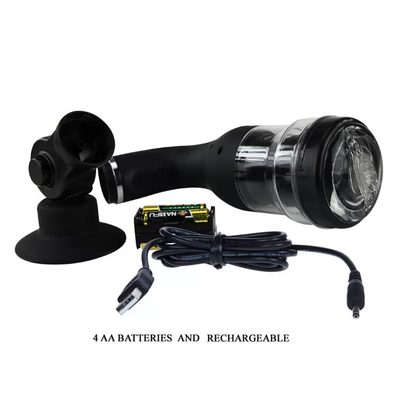 Ротатор для мастурбации Rotation Lover с поворотным креплением – черный