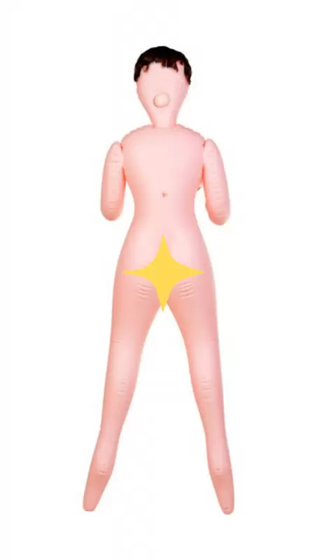 Надувная секс-кукла TOYFA Dolls-X Violet с реалистичной вставкой - телесный