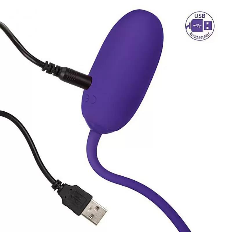 Перезаряжаемое вибро-яйцо Rechargeable Kegel Ball Starter - фиолетовый
