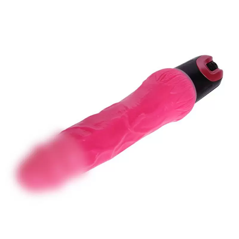 Цветной фаллоимитатор-реалистик с многоскоростной вибрацией Baile Vibrator – розовый