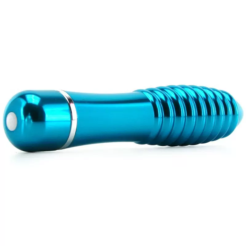 Вибромассажер Pure Aluminium Large Blue – синий