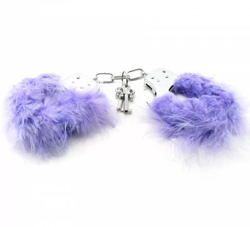 Наручники Feather Love Cuffs – фиолетовые