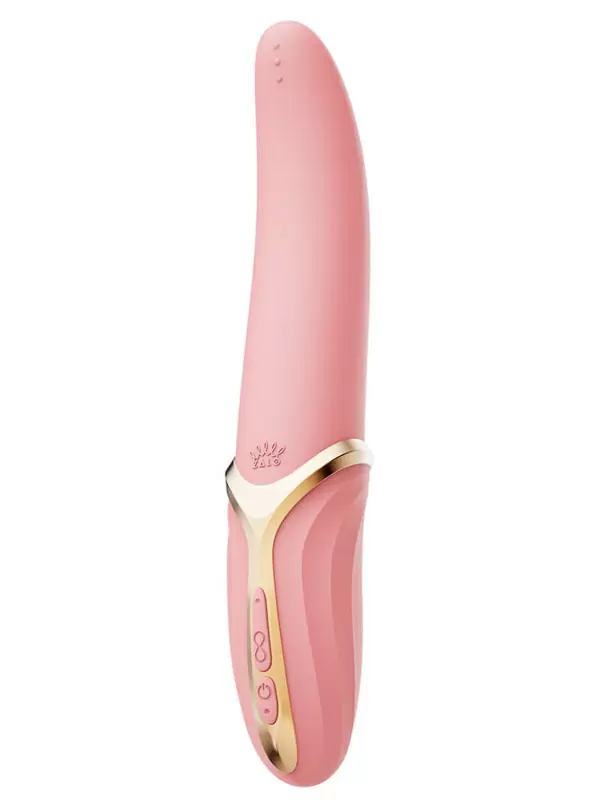 Элегантный вибратор Zalo EVE, 22 см, 6 режимов, с имитацией оральных ласк, функцией нагрева, розовый