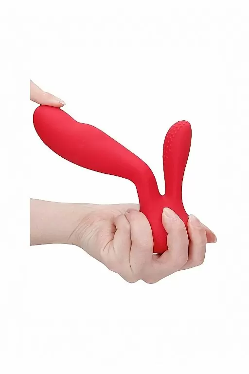 Вибрмассажер кролик Flair (красный)