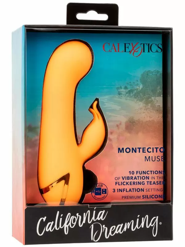Компактный вибратор-кролик California Exotic Novelties Montecito Muse, 10 режимов, силикон