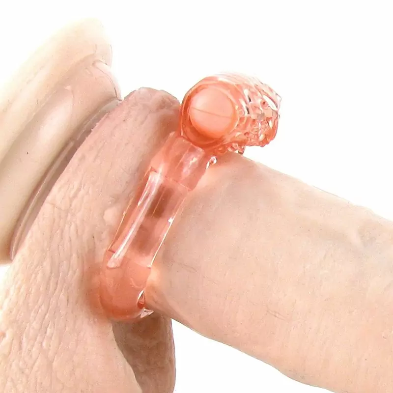 Виброкольцо на пенис Screaming O Plus утолщенное – оранжевый