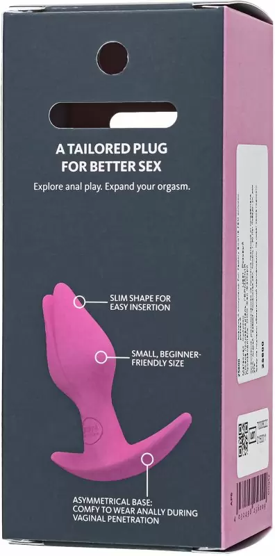 Эргономичная анальная пробка Fun Factory Analplug Bootie FEM, для ношения, силикон, розовая