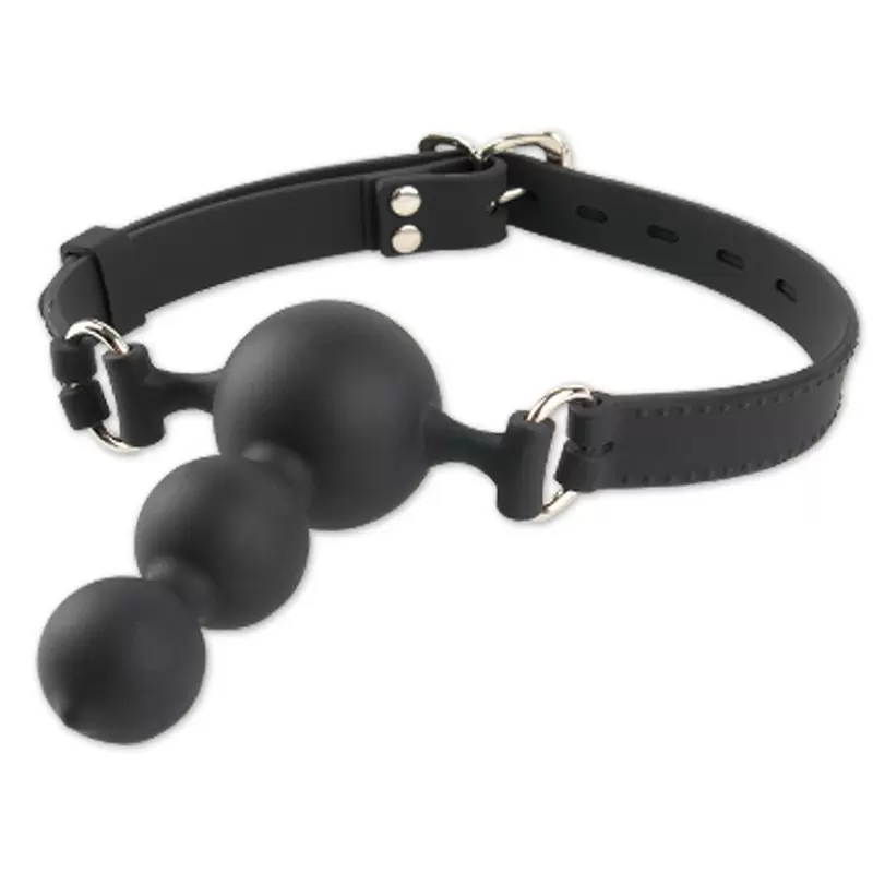 Кляп-Страпон с креплением на голове Silicone Face Fucker Gag #1