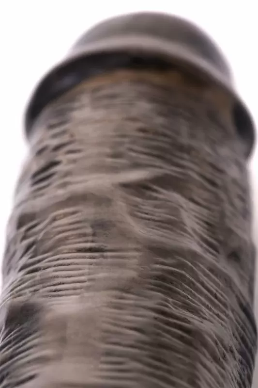 Вибронасадка TOYFA XLover с петлёй на мошонку — серая, 15,5 см