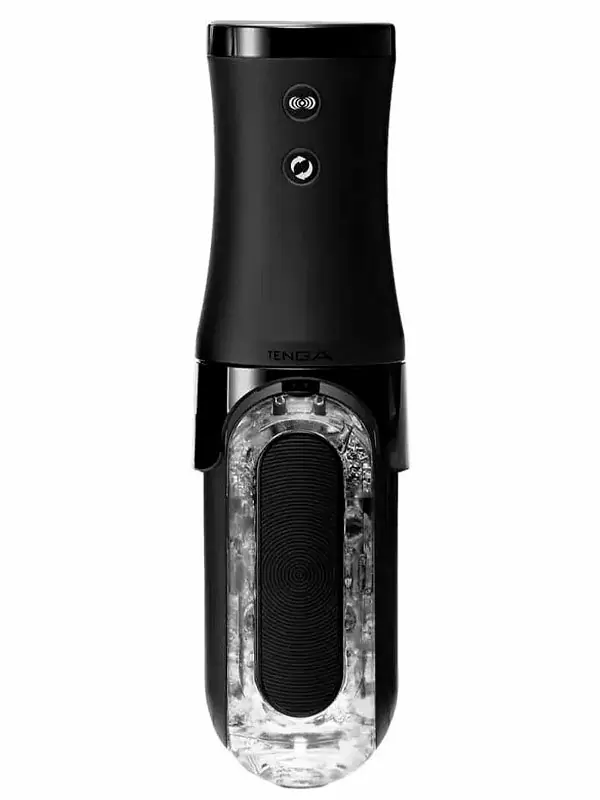 Набор Tenga Flip Zero Electronic Vibrotation: мастурбатор с вибрацией и устройство вращения, 5 режимов, черный
