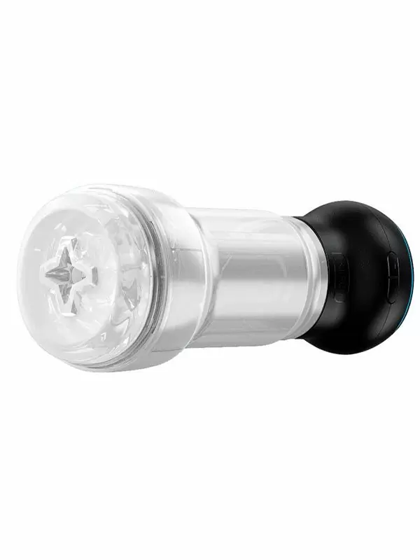 Набор Kiiroo: мастурбатор Feel Pocket Stroker Crystal + интерактивная насадка PowerBlow, с эффектом всасывания | Он и Она 18+