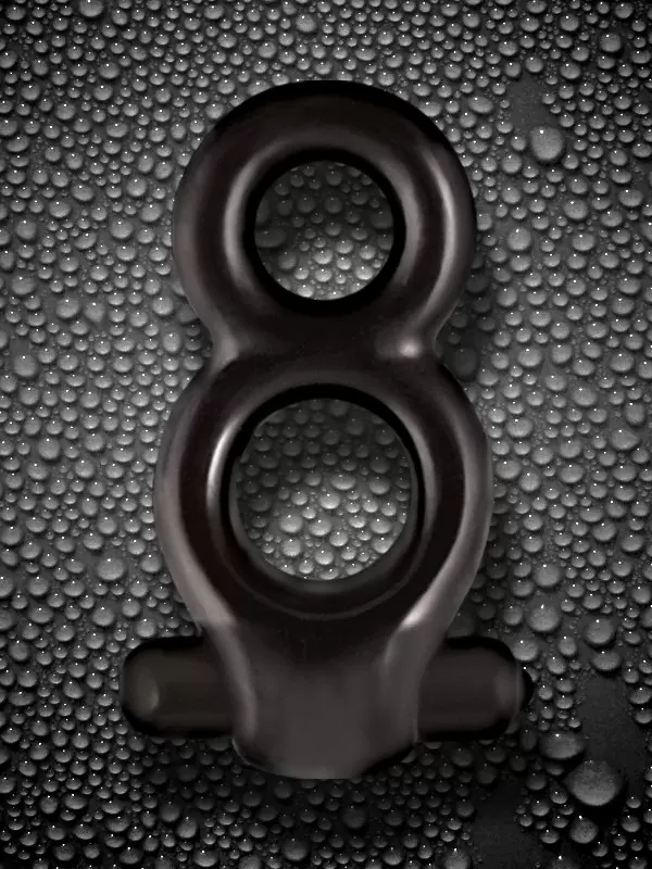 Эрекционное вибро-кольцо Renegade - Black