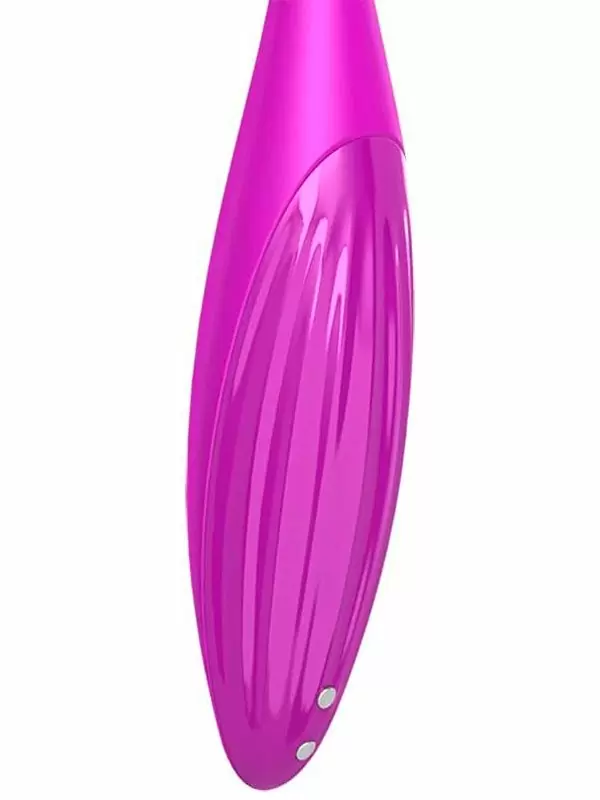 Точечный вибратор Satisfyer Twirling Joy, 17,8 см, силикон, фуксия