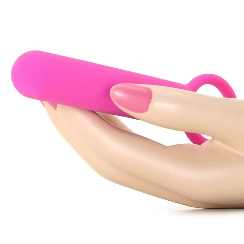 Перезаряжаемый мини-вибромассажер с кольцом Lust by Jopen L3.5 – розовый