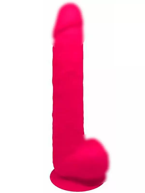 Реалистичный фаллоимитатор SILEXD Model 1, 38 см, силикон, розовый