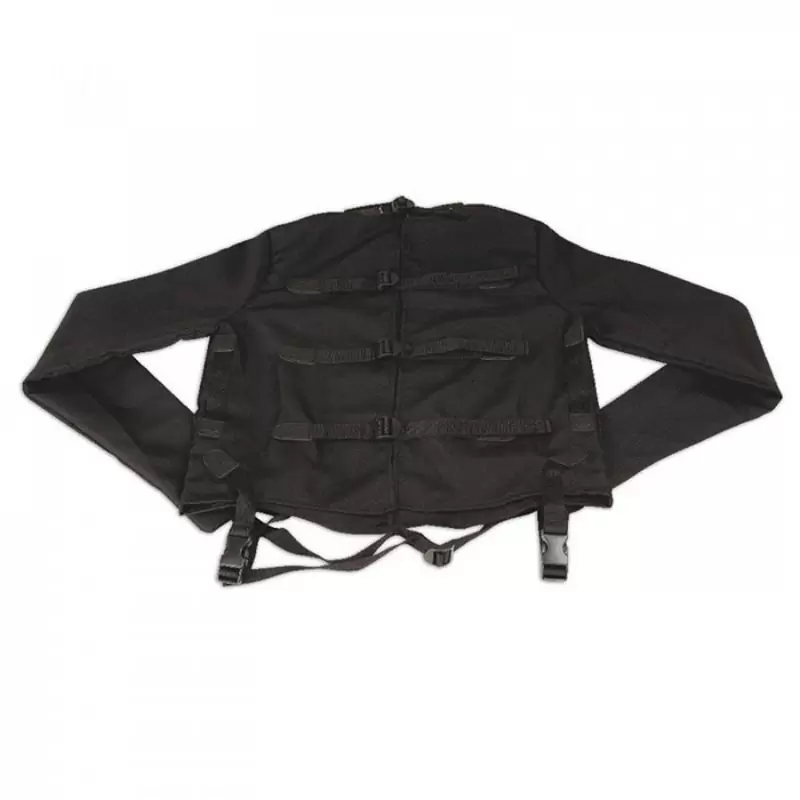 Черная смирительная рубашка унисекс Straight Jacket – S/M