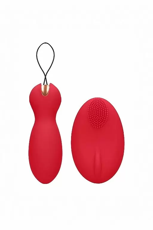 Виброшарики с вибропультом управления Purity (красные)