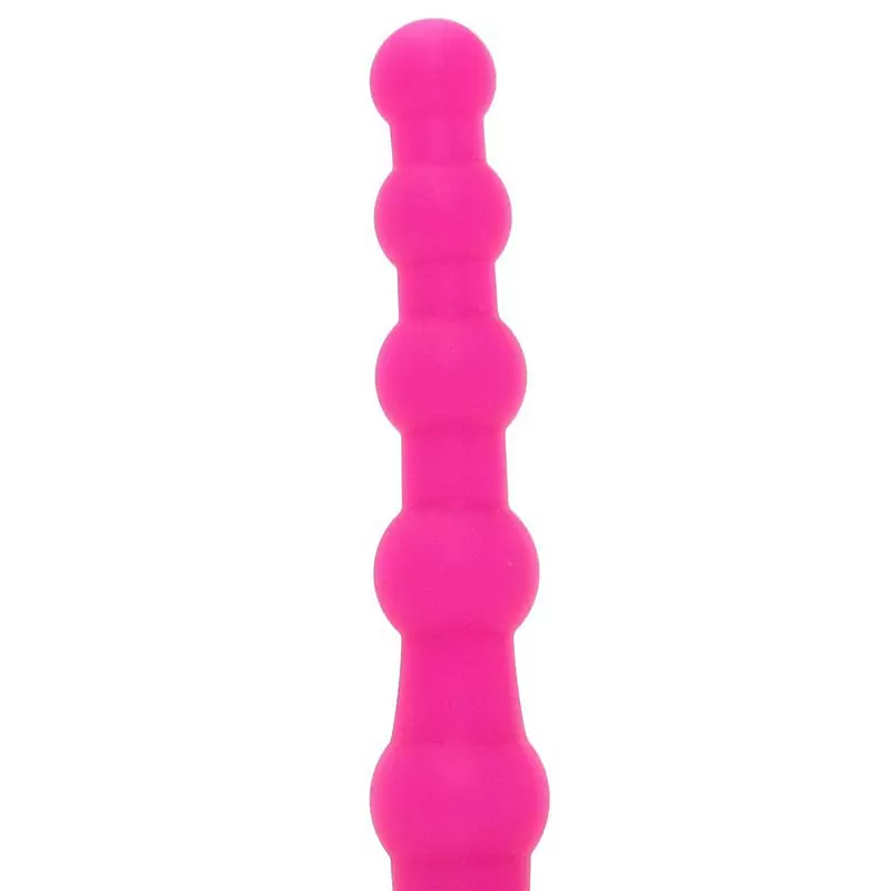 Мужской страпон Beaded Dual Penetrator - Pink