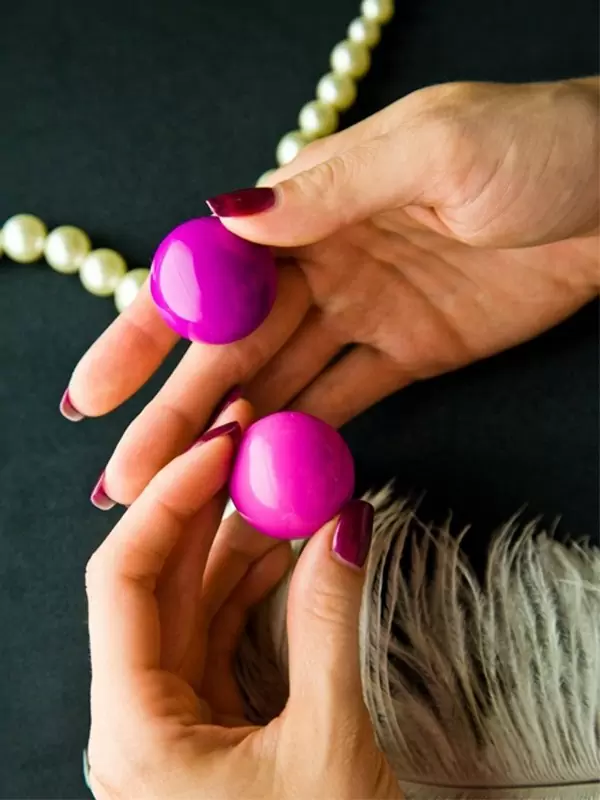 Гладкие вагинальные шарики Geisha Balls – розовый