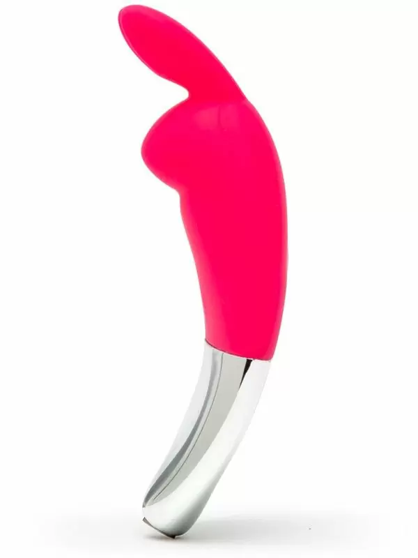 Яркий стимулятор клитора Happy Rabbit, 12 режимов, 10 см, розовый
